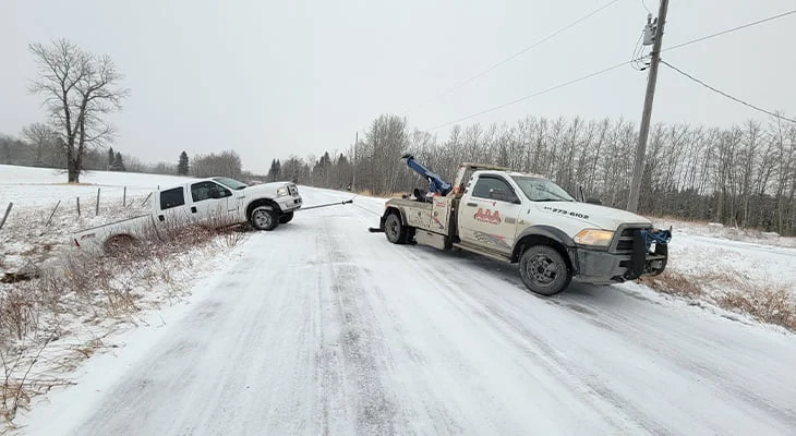 Snow winch out service Toronto - Emergency vehicle extraction from snow and ice